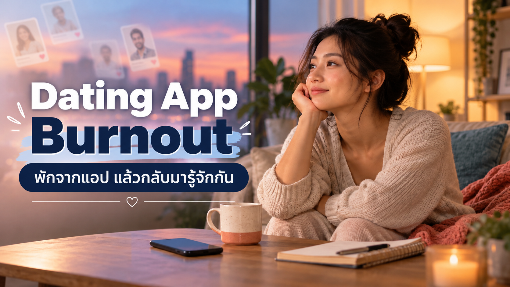 Dating App Burnout เมื่อการปัดหาคู่ทำให้เหนื่อย ควรพักและเริ่มใหม่อย่างไร